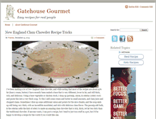 Tablet Screenshot of gatehousegourmet.com